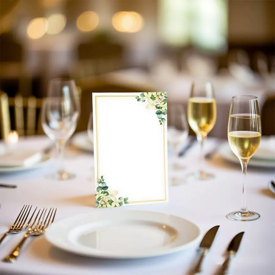 席位卡 生日礼物卡 花束祝福语留言卡 企业办公会议室 聚会餐厅用