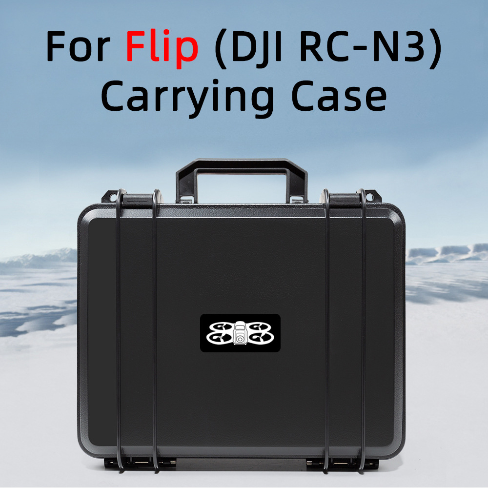 Aplicable a DJI flip caja a prueba de explosiones flip bolsas de almacenamiento de control remoto estándar caja a prueba de explosiones universal dijflip bolsas portátiles