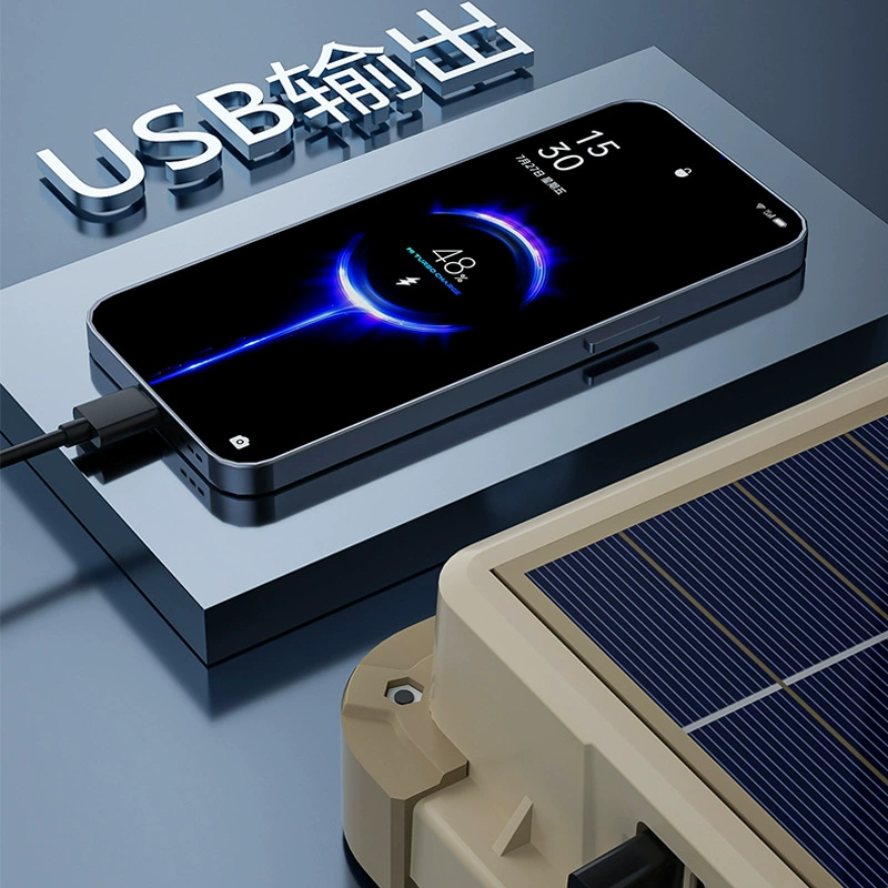 LED-светильник прожектор солнечный, сверхяркий яркий портативный фонарь для путешествий, аварийный свет, мощный свет, кросс-граничная торговля