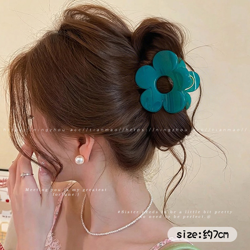 2026 nuevo clip de agarre de alto nivel lindo coreano cabeza trasera clip de cabello toque de cabello gran exquisito clip de tiburón clip de cabello image 245