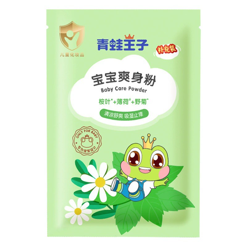 Детская присыпка Frog Prince в пакетиках, для новорожденных, от сыпи, 80 г, оптовая продажа, прямые поставки