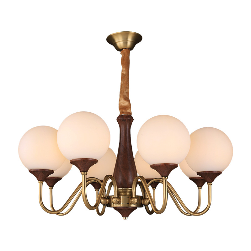 lámpara de viento medieval lámpara de sala de estar vintage francesa frijoles mágicos lámpara de comedor retro dormitorio principal lámpara americana 397L