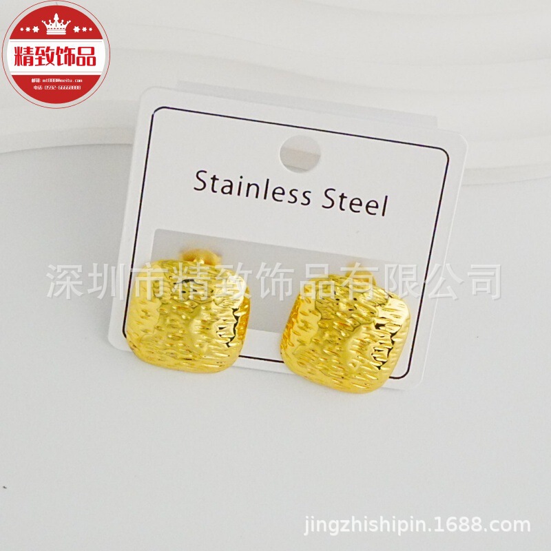 【热销爆款】欧美时尚 跨境个性新款时尚不锈钢耳环 多款轻奢潮流|undefined