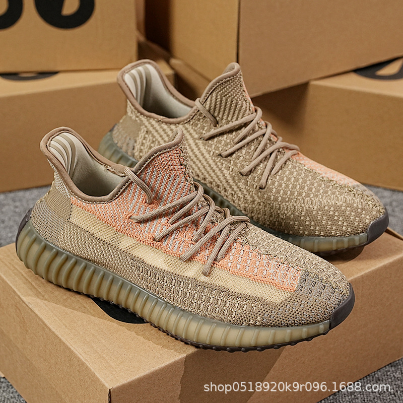 Zapatos de coco Baiyi 350 helado blanco puro blanco blanco pequeña margarita Putian hombres y mujeres zapatos deportivos casuales zapatos para correr