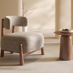 寂風現代シンプル家庭用民宿ホテルのレジャーソファー椅子はとてもシンプルです。