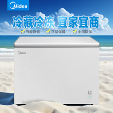 Midea/美的 家用商用冰柜冷藏冷冻单温一级节能大容量深冷柜301升