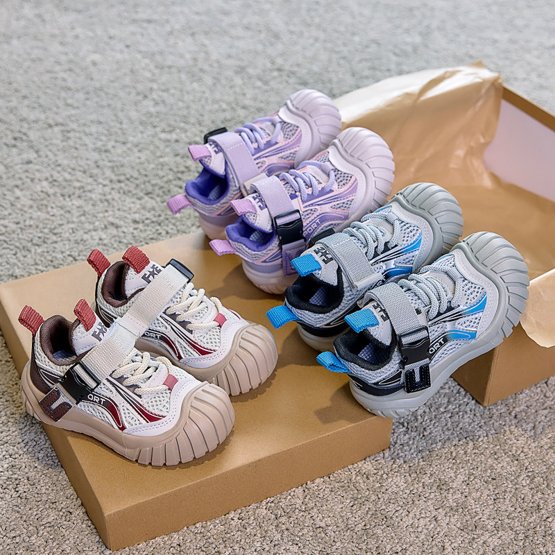 Otoño zapatos para niños zapatos deportivos para niños 2026 nuevos zapatos deportivos para niños al aire libre con suela suave ventilada
