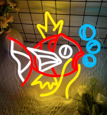アニメーション LED ネオンライトゲーム装飾ライトクロミシナモンドッグ雰囲気ライトライトサインカスタマイズのための国境を越えた特別供給|undefined