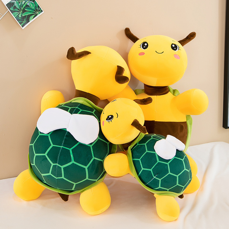 New turtle honey doll cross-border turtle plush toy turtle honey doll company holiday gift store wholesale
