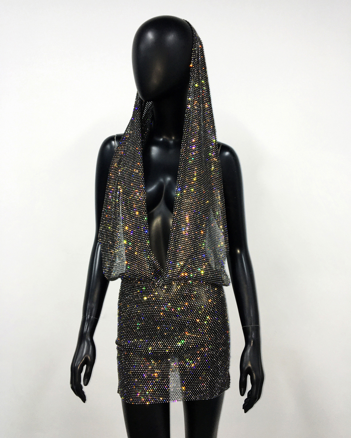Vestido de Fiesta Ajustado con Escote Halter y Pedrería, Estilo Europeo y Americano, Novedad Primavera/Verano 2024 image 7