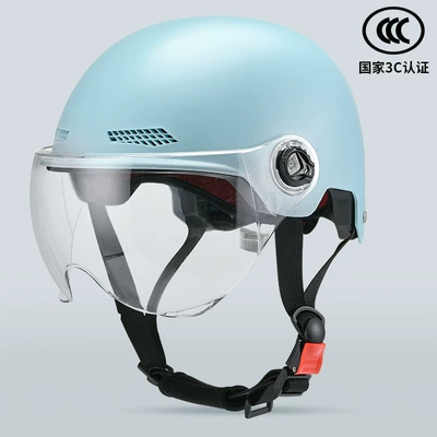 Motorcycle Safety Supplies – female motorcycle helmet male four - sky-blue-transparent-short-glasses