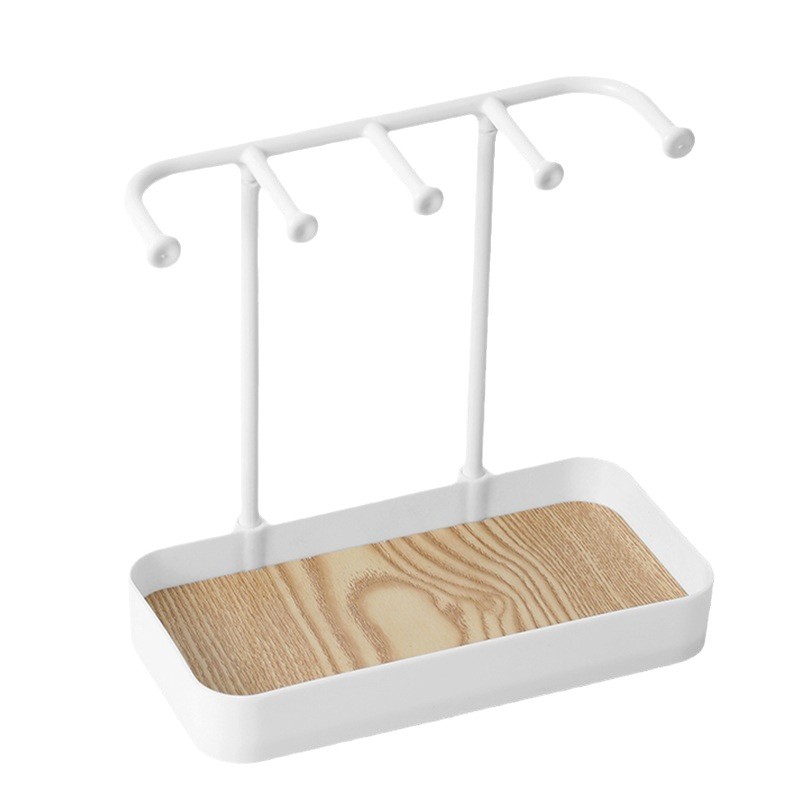 Jewelry storage rack joyas de alto valor de la cara almacenamiento percha de joyas pendientes de escritorio acabado artefacto image 6