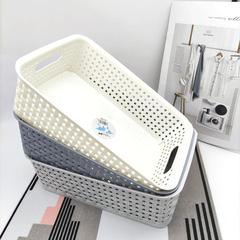 プラスチック中空化粧品収納ボックスデスクデスク雑貨収納バスケット多機能収納バスケットホーム