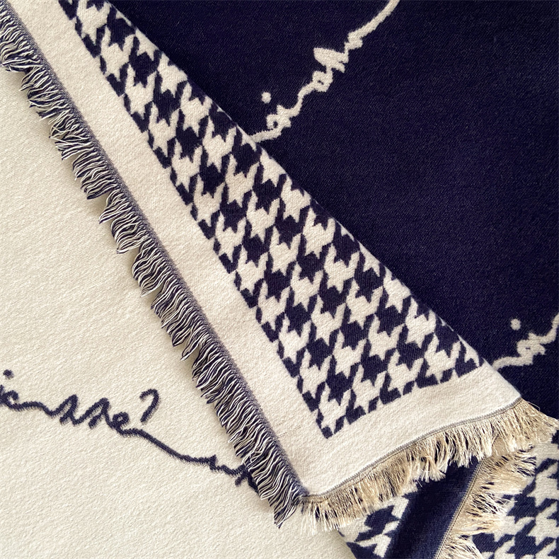 Autunno e inverno nuovo semplice ispessito imitazione cashmere scialle donna versione coreana versatile studente coppia caldo_voghion.com