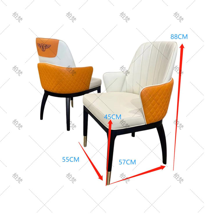 Sillas de comedor de alta gama para habitaciones privadas de hotel, sillas de comedor vintage de diseño, sillas de ratán de madera maciza, sillas de ocio, exclusivamente para suministro transfronterizo.