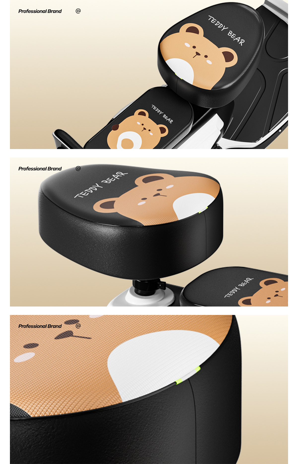 Electric Car Seat Cover Waterproof and Sun Protection for All Seasons Aimaadi Battery Bicycle Seat Cushion Cover Pu Material