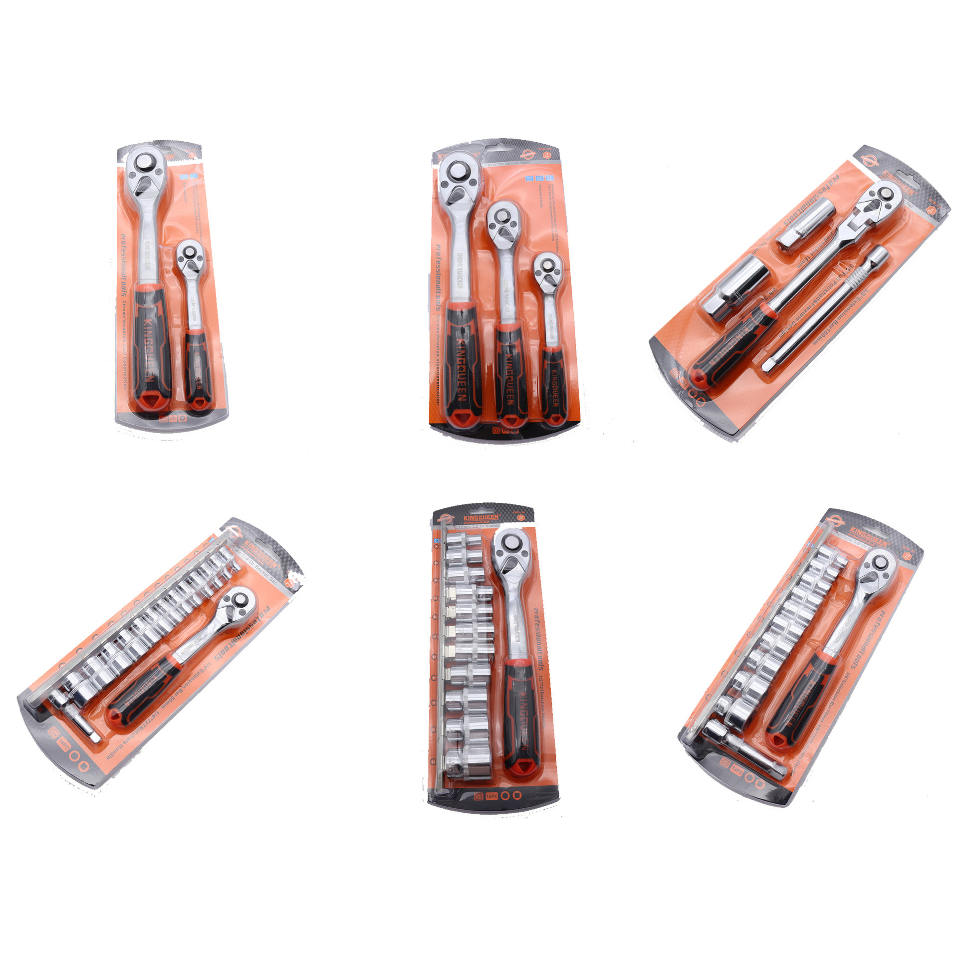 新款压批套装棘轮套筒扳手套装外六角快速套筒扳手汽修工具扳手套