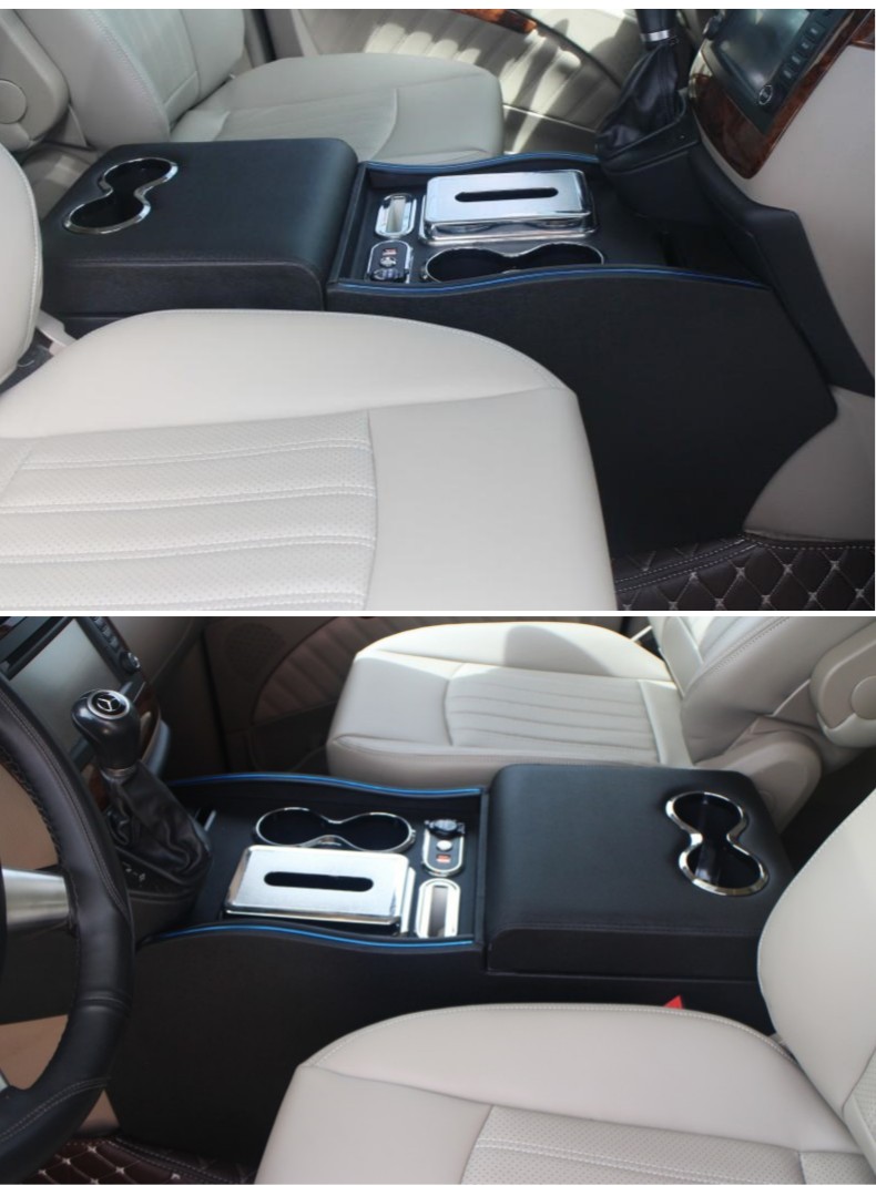 Mercedes-Benz Viano Armrest Box, Old Vito Business Car Interior Modified Storage Armrest Box
