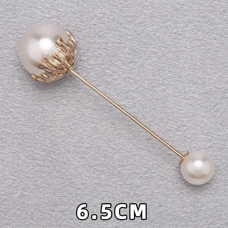 Camisas de perlas, broches de collar, suéter, vestido, cintura fija, broches decorativos simples