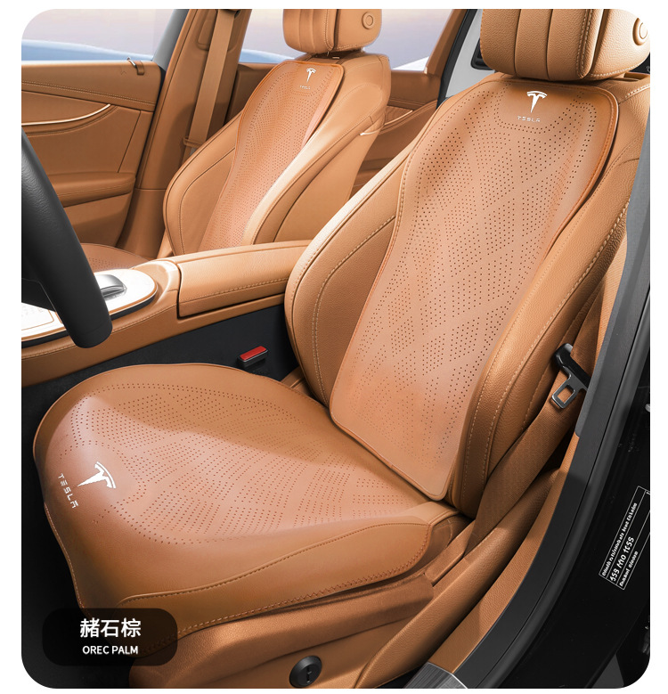 Cross-Border Suitable for Tesla Model 3 Model Y Car Seat Cushion All Year Round Summer Breathable Seat Cover Export