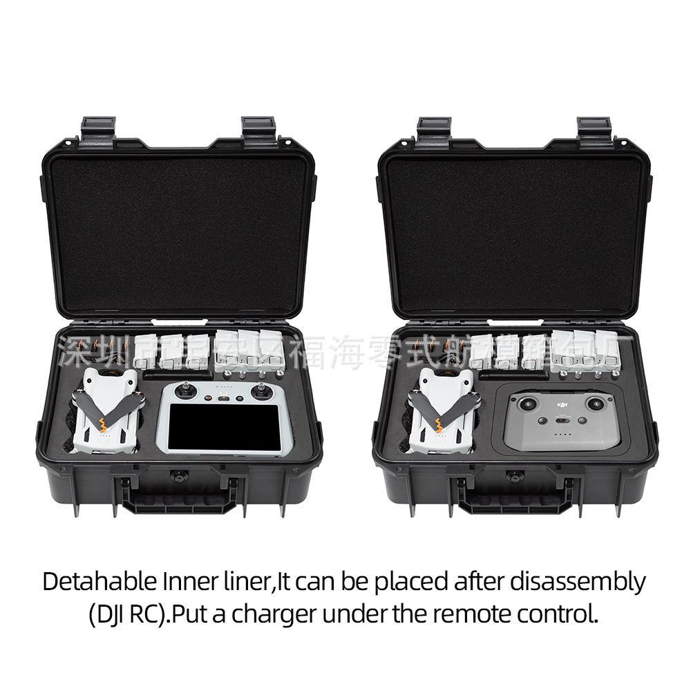 适用于大疆御mini3手提箱DJI mavic mini3畅飞收纳盒带屏遥控器防