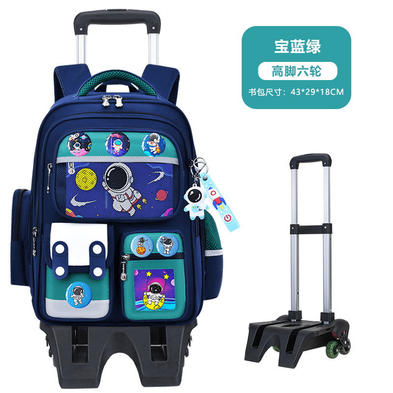 2026 nueva mochila escolar de tirón para estudiantes de primaria 23456 grados mochila de hombro