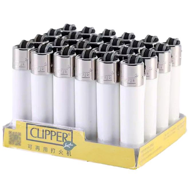 Encendedor Kerifoo de papel de lija, mini, creativo, colorido, impreso, de plástico, a prueba de viento, recargable, tipo CLIPPER