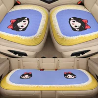 Автомобильная Подушка Fugitive Princess, дышащая подушка из трех частей, милая мультяшная цельная Автомобильная подушка на все сезоны