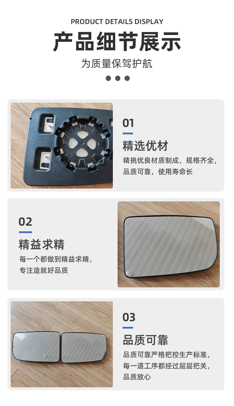 Limited to Foreign Trade Export, Suitable for Mercedes-Benz Sprinter 910 Large Mirror, Reversing Mirror, Reflective Lens, Car