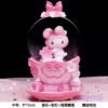Sakura rabbit round eye (music+color lamp+shaking floating snow medium