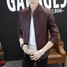 男士皮衣春秋2025新款春装韩版潮流外套男装皮休闲皮夹克