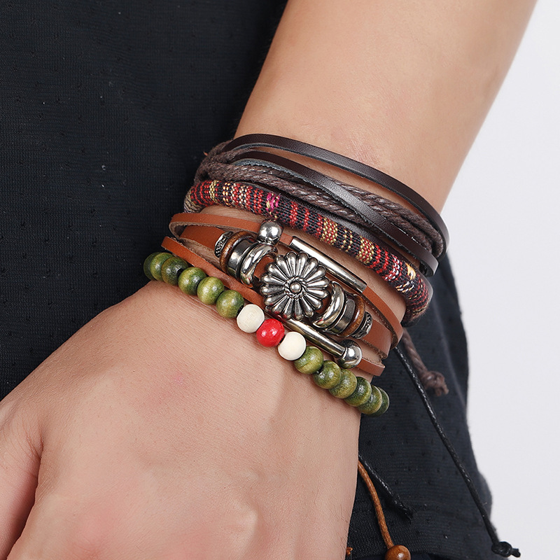 Bohemien Geometrisch Keine Intarsien Unisex Armbänder display picture 5