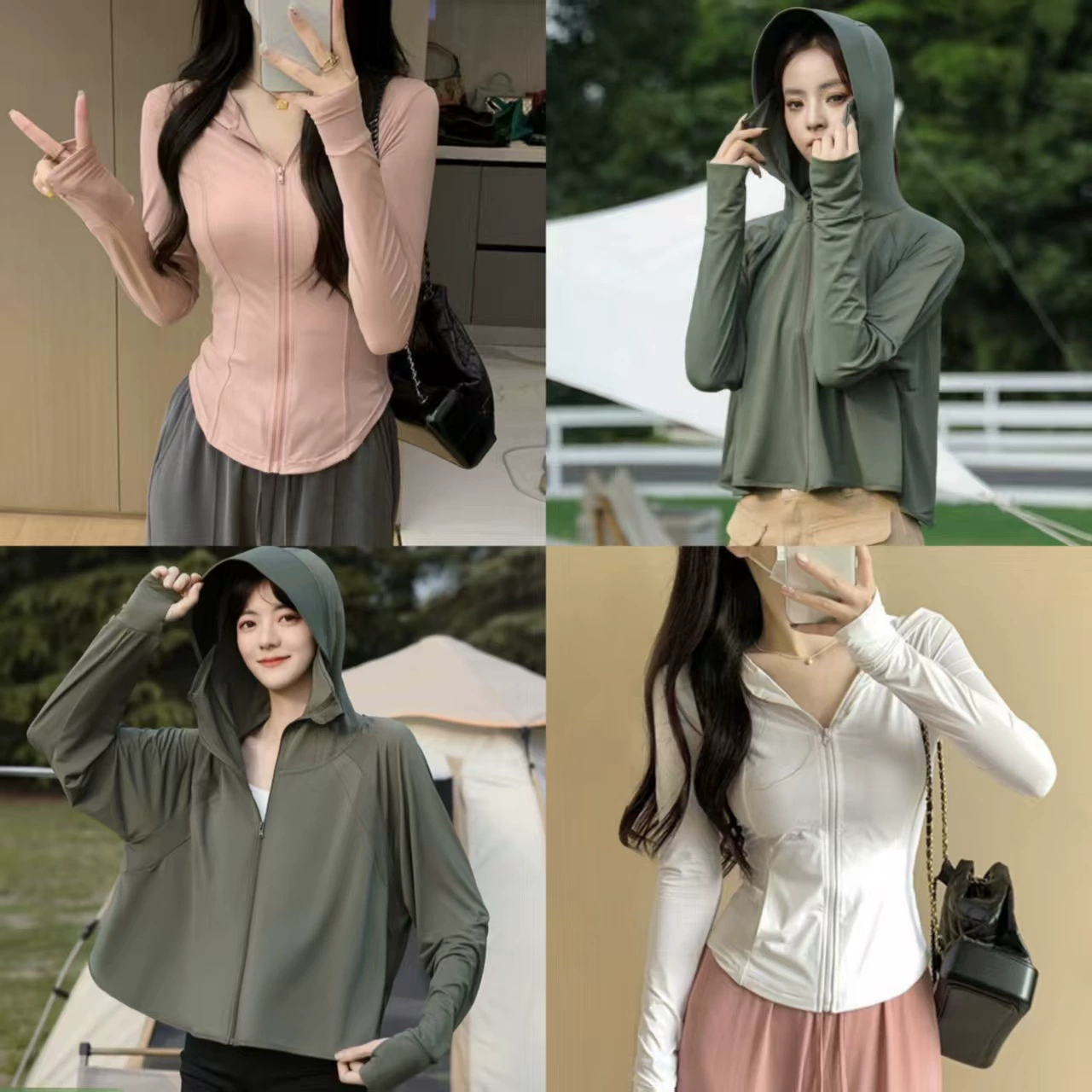 UPF30+ одежда для йоги с защитой от солнца, летний прохладный кардиган из ледяного шелка, тонкая верхняя одежда, женский плащ с черными резиновыми полями, одежда для защиты от солнца