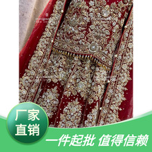2022巴服回族新娘紗麗婚服西域公主印度尼泊爾楞哈巴基斯坦婚紗裙