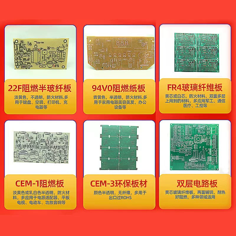 PCB circuit board source manufacturer double-sided multi-layer board gold sinking process proofing mass production PCB board copying and proofing