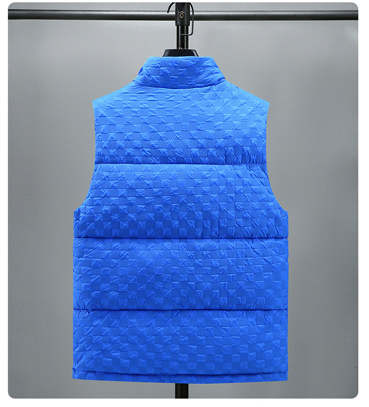 Fashionable cotton vest for men in autumn and winter, thickened and warm cotton stand up collar couple vest, cotton waistcoat vest for women_voghion.com