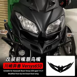 Kawasaki Versys 650 KLE650 15-21 üçün modifikasiya edilmiş ön dodaq spoyleri