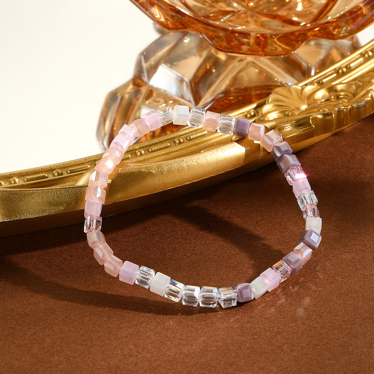 hot selling bracelets are versatile and high end Bohemian elastic line summer crystal bracelet set_voghion.com