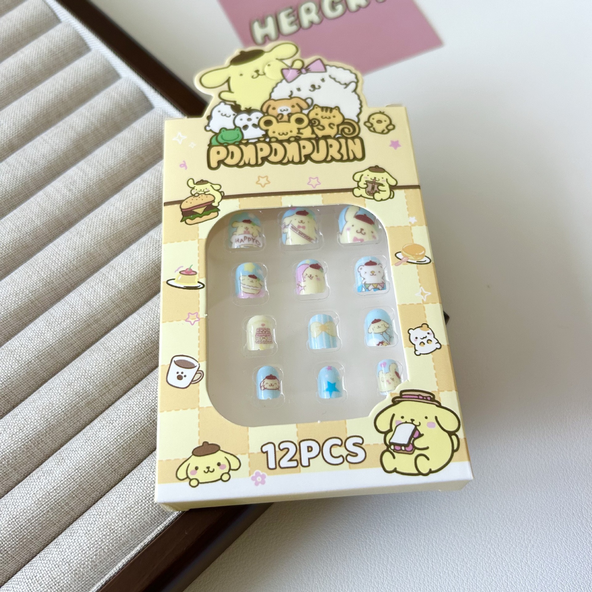 Niños estereoscópicos hechos a mano para usar uñas adorables pegatinas de uñas de dibujos animados para chicas juguetes