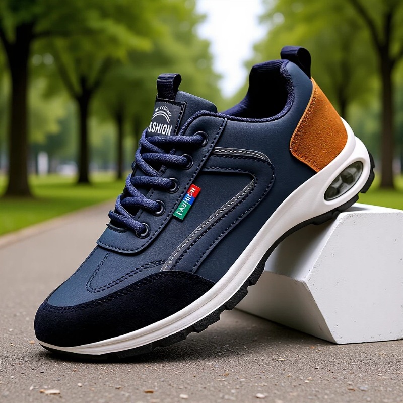 Zapatos deportivos de moda para hombres, zapatos casuales de gran tamaño, tendencia universal, cómodos y ligeros, zapatos de viaje suaves para hombres.