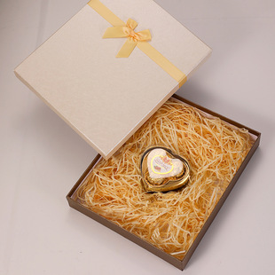 Chinese Valentine's Day Gift Exclusive Simple High-End Ribbon Bow Beige Gift Box Universal Clothing Scarf