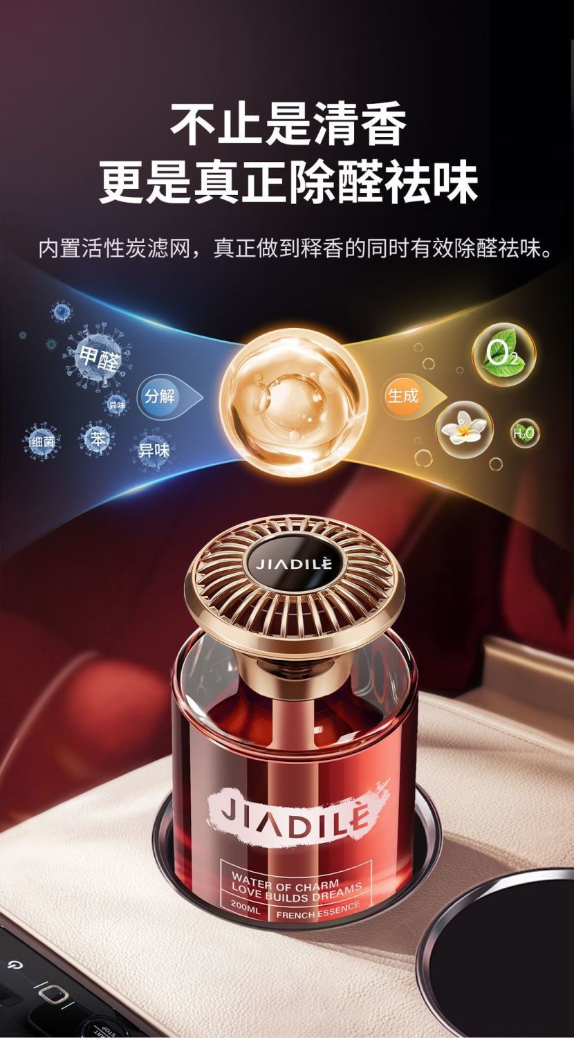 Car Perfume with Long-Lasting Fragrance, Special High-End Car Odor Removal Car Aromatherapy, Five-Star Hotel Special Fragrance