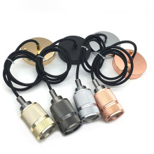 亚马逊畅销DIY复古吊灯餐厅咖啡厅服装店个性装饰灯具E27灯头灯座