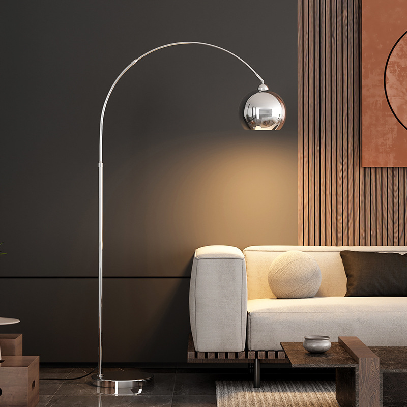 Fishing Lamp Floor Lamp Living Room Decoration Minimalist Nordic Bauhaus Light Luxury Designer Atmosphere Sofa Vertical Table Lamp