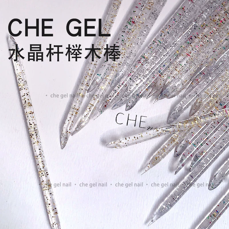 Новые инструменты для маникюра Хрустальная точка дрель клей-карандаш Буковая палочка точка цветок двойная Голова Кожа нажимные аксессуары