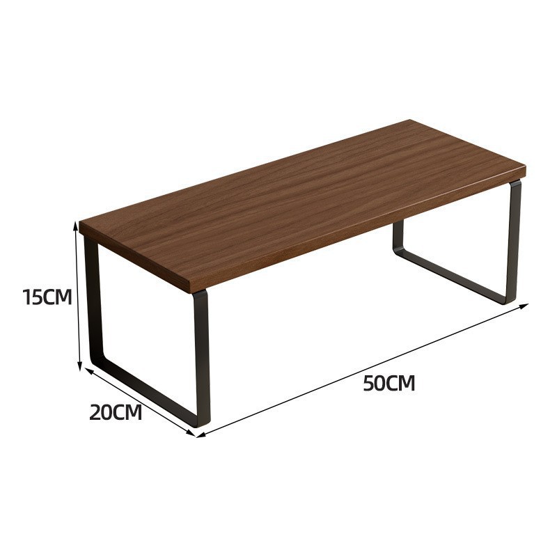 월넛 컬러 + 블랙 프레임 대형 50X20X16.2CM