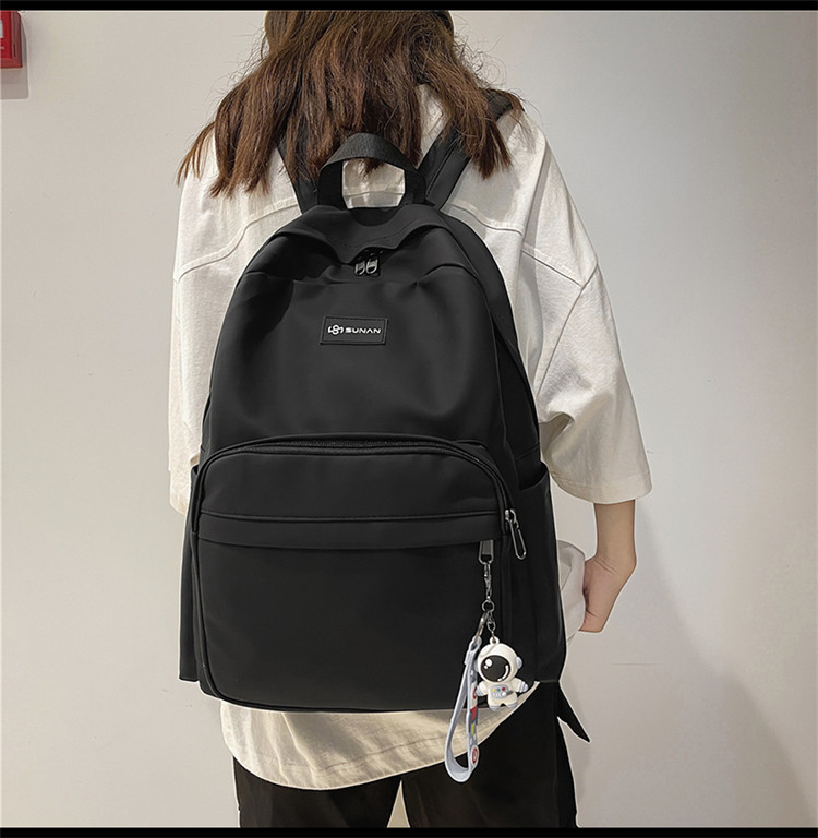 Schoolbag Korean Version Of The Large-capacity Travel Simple Backpack New Fashion Student Backpack display picture 45