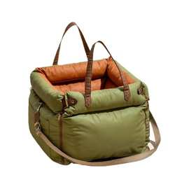 2025亚马逊车载宠物窝可拆洗四季通用狗狗皮革PU便携防水耐咬狗窝