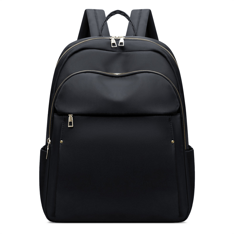 Comercio exterior al por mayor 2024 nuevas señoras de gran capacidad mochila para computadora de 15 pulgadas moda simple mochila de viaje ligera