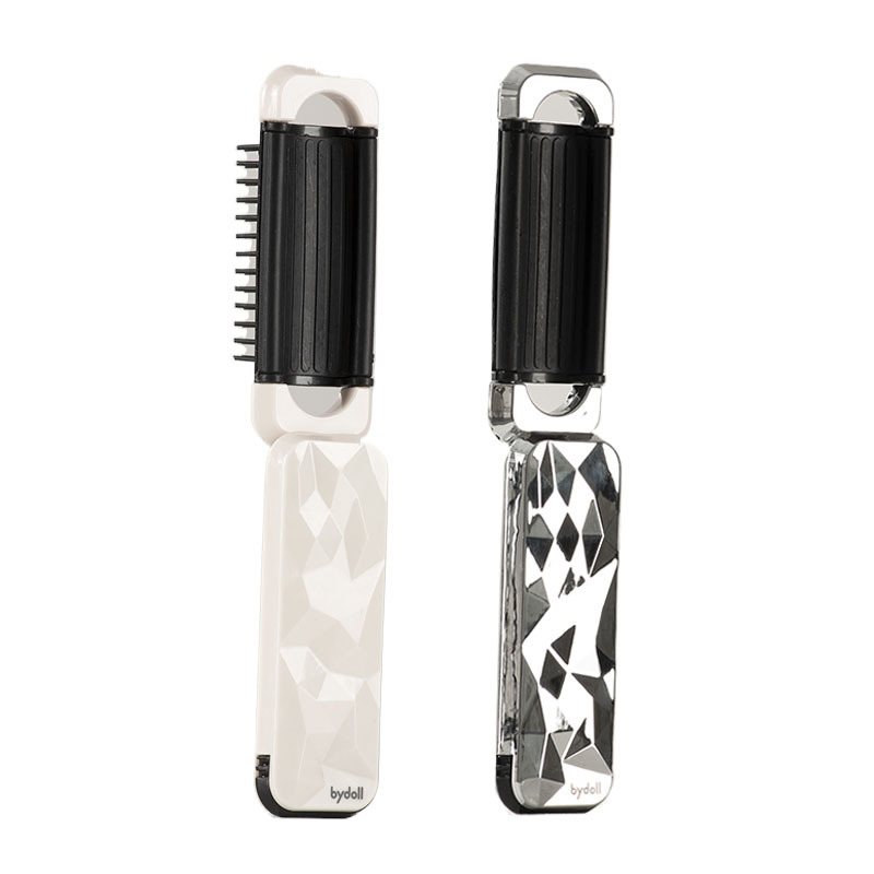 Pequeño peine portátil, peine plegable portátil, bolsa de aire, pein especial para damas, espejo de masaje de cabello, peine integral